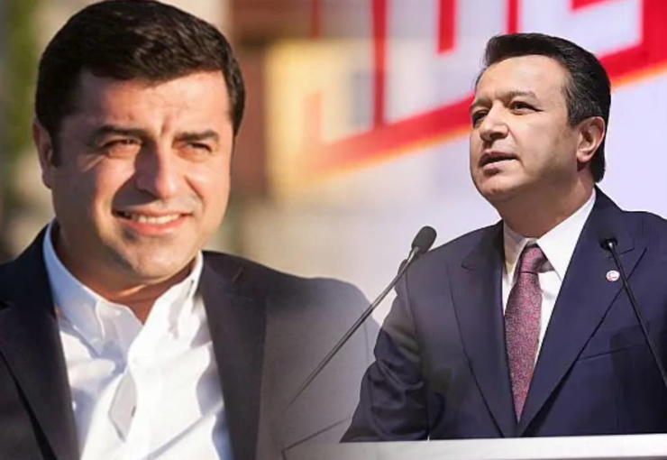 Saadet Partisi Genel Başkanı Mahmut Arıkan, Selahattin Demirtaş'ı ziyaret etti.