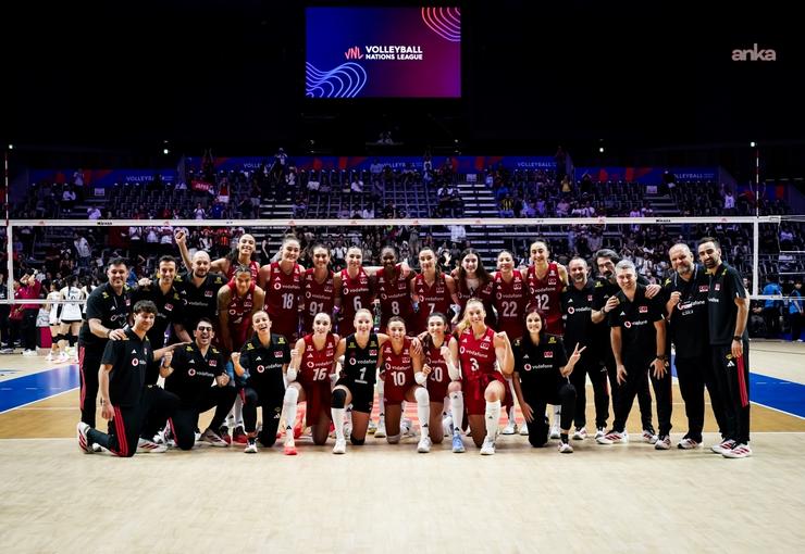 A Milli Kadın Voleybol Takımı, FIVB Milletler Ligi finalinde Brezilya'yı