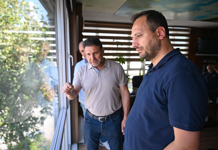 Bornova Belediye Başkanı Ömer Eşki, 3. Sanayi Sitesi’ni ziyaret ederek