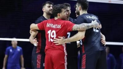 A Milli Erkek Voleybol Takımı, tarihinde ilk kez yükseldiği VNL