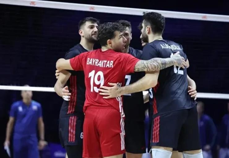 A Milli Erkek Voleybol Takımı, tarihinde ilk kez yükseldiği VNL