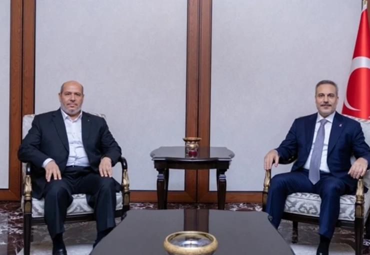 Dışişleri Bakanı Hakan Fidan, Ankara'da Hamas Siyasi Büro Şefi Halil
