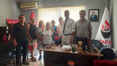 Zafer Partisi Marmaris İlçe Olağan Kongresinde, Başkan Deniz Çelik, güven