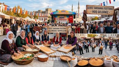 Kütahya’nın Gediz ilçesinde 22. Geleneksel Gediz Tarhana Festivali 18-26 Temmuz’da