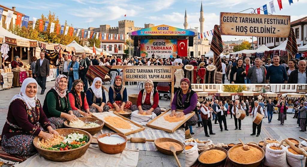 Kütahya’nın Gediz ilçesinde 22. Geleneksel Gediz Tarhana Festivali 18-26 Temmuz’da