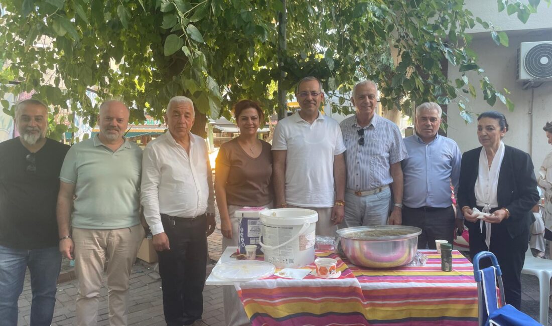 İzmir'de Rahmetli Turgay Yokuş anısına Aşure Hayrı yapıldı.