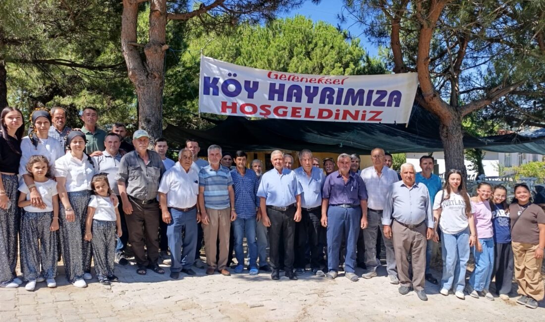 Manisa'nın Gördes ilçesine bağlı Dutluca Mahallesi'nde yüzyıllardır devam eden hayır