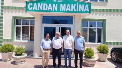 Kütahya’nın Gediz İlçesi Organize Sanayi Bölgesi’nde bulunan Candan Makina’nın sahibi