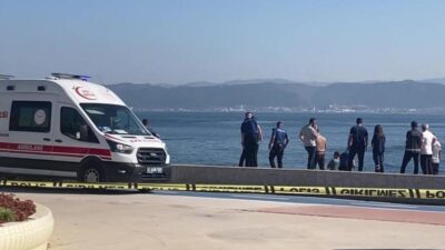 Kocaeli’nin Darıca ilçesindeki Cevher Dudayev Parkı sahilinde bulunan üç kişinin