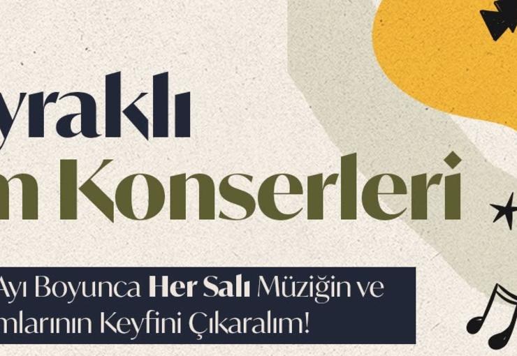 Bayraklı Belediyesi Orkestrası, ağustos ayı boyunca her salı günü Bayraklı