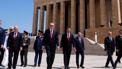 Cumhurbaşkanı ve AKP Genel Başkanı Recep Tayyip Erdoğan'ın başkanlığında Cumhurbaşkanlığı'nda