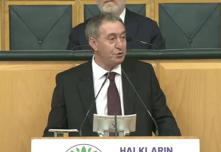 Partisinin haftalık Meclis grup toplantısında konuşan DEM Parti Eş Genel