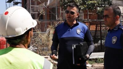 Çevre kirliliği ve güvenlik risklerine karşı şantiyeler mercek altında.
