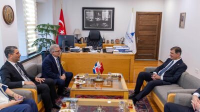 Dominik Cumhuriyeti’nin Ankara Büyükelçisi Elvis Antonio Alam Lora ve beraberindeki