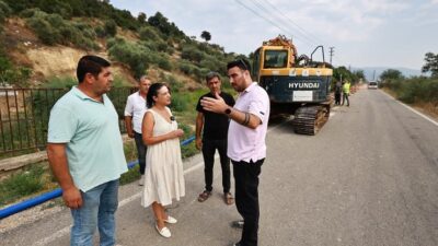 Efes Selçuk’ta Zeytinköy ve Barutçu mahallelerine ulaşımı sağlayan 15,5 kilometrelik