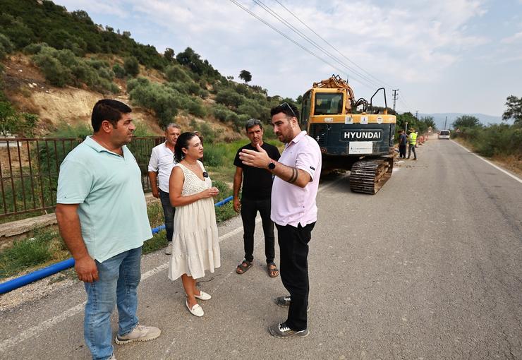 Efes Selçuk’ta Zeytinköy ve Barutçu mahallelerine ulaşımı sağlayan 15,5 kilometrelik