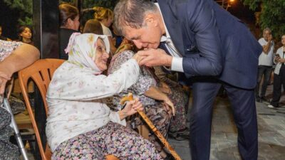 İzmir Büyükşehir Belediye Başkanı Dr. Cemil Tugay, Beydağ’ın Erikli Mahallesi