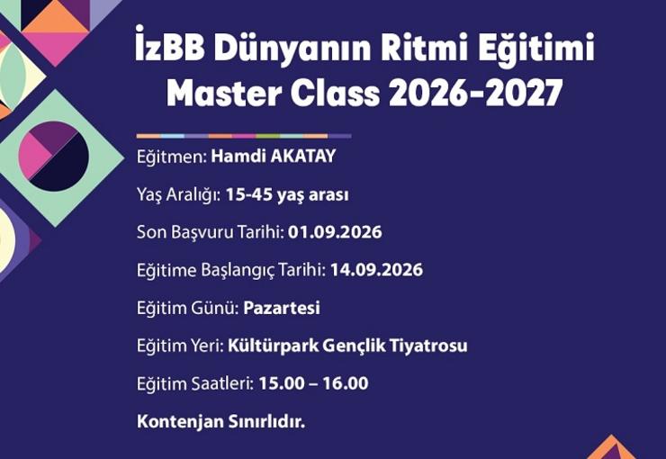 İzmir Büyükşehir Belediyesi, müzik ve sahne çalışmalarına ilgi duyan İzmirliler