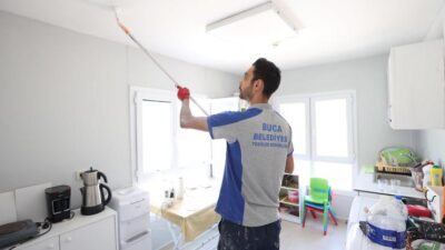 Buca Belediyesi, Pırlanta Çocuk Oyun ve Aktivite Merkezleri’nde başlattığı bakım
