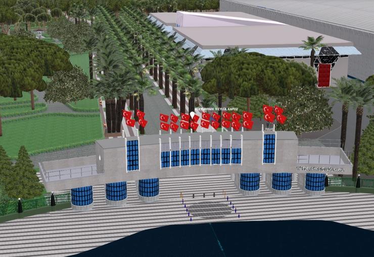 İzmir Büyükşehir Belediyesi, Kültürpark'ı üç boyutlu modeliyle dijital ortama taşıdı.