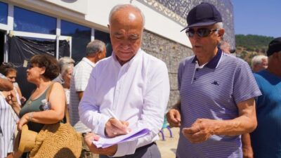 Teos Marina’nın kapasite artışı için kullanılacak dolgu malzemesinin Gümüldür’deki Dağkem