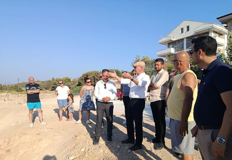 Datça Çomarlık Mevkii’nde yıllardır süren altyapı sıkıntısı, Muğla Büyükşehir Belediyesi