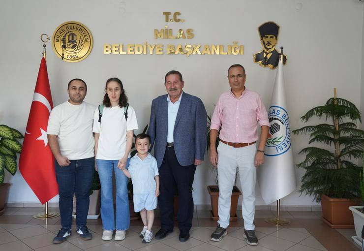 Dubai’de gördüğü tedavi sonrası sağlığına kavuşarak ilçemize dönen Milaslı DMD