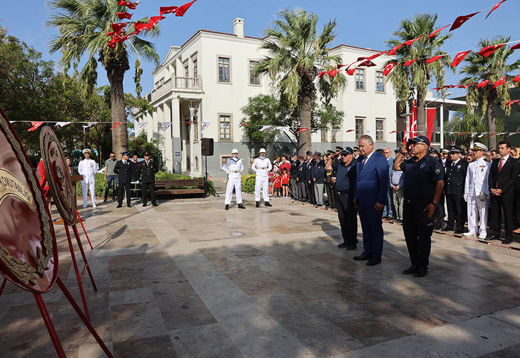 30 Ağustos Zafer Bayramı’nın 104. yıl dönümü, Urla’da düzenlenen törenlerle