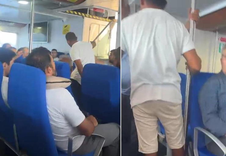 KKTC'nin Girne açıklarında Taşucu seferini yapan yolcu gemisi alabora oldu.