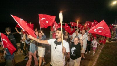 30 Ağustos Zafer Bayramı’nın 104’üncü yıl dönümü Güzelbahçe’de büyük bir