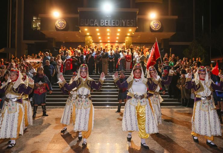 Buca’da 30 Ağustos Zafer Bayramı’nın 104’üncü yıl dönümü, Zafer Yürüyüşü,