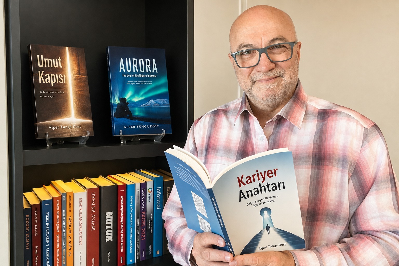 İzmirli yazar Alper Tunga Dost’un “Aurora” ve “Umut Kapısı” adlı