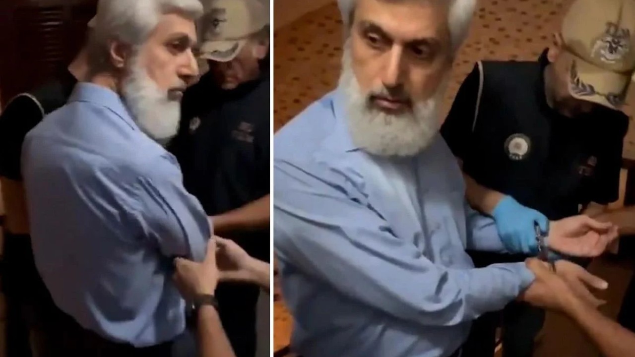 Alparslan Kuytul’a kelepçe takıldığı an! Yüz ifadesi de sözleri de bomba