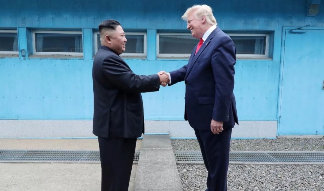 ABD Başkanı Donald Trump'ın, Kuzey Kore lideri Kim Jong Un