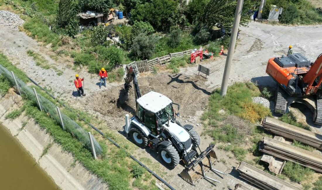 Aydın Büyükşehir Belediyesi ve ASKİ işbirliğiyle Söke Yenidoğan Mahallesi’nde 75
