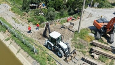 Aydın Büyükşehir Belediyesi ve ASKİ işbirliğiyle Söke Yenidoğan Mahallesi’nde 75