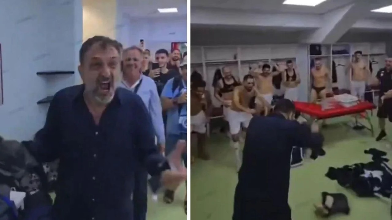Kulüp başkanı çıldırdı! Para dolu çantayı futbolcuların önüne saçtı