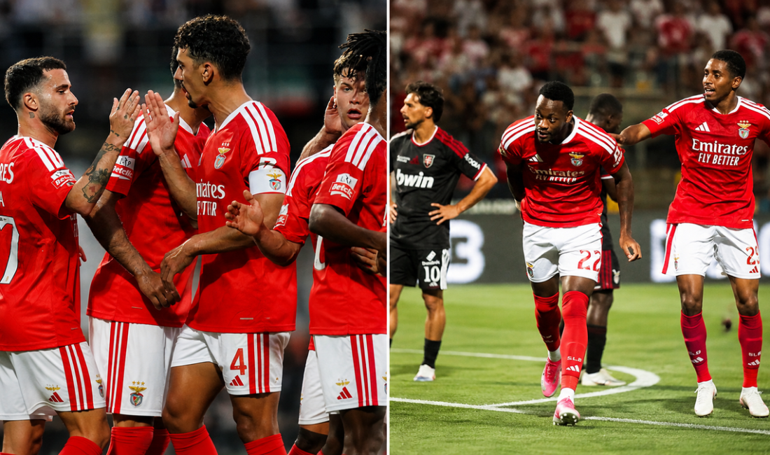 Benfica, Portekiz Ligi'nde Casa Pia'yı 7-0 mağlup ederek farklı bir