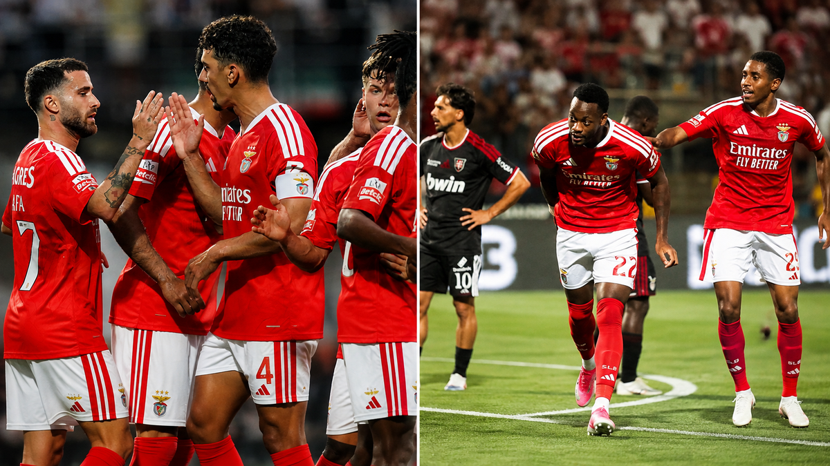 Benfica, Portekiz Ligi'nde Casa Pia'yı 7-0 mağlup ederek farklı bir