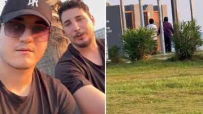Antalya Belek’te tesettürlü kadınları gizlice videoya çekip hakaret eden şahıslar