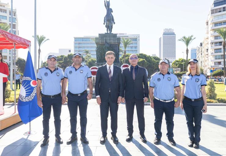 İzmir Büyükşehir Belediye Başkanı Dr. Cemil Tugay, Zabıta Teşkilatı’nın 200’üncü