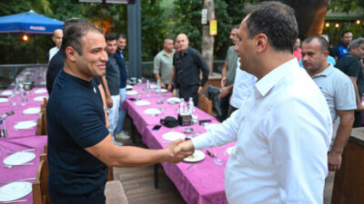 Bornova Belediye Başkanı Ömer Eşki, Zabıta Haftası kapsamında zabıta personeliyle