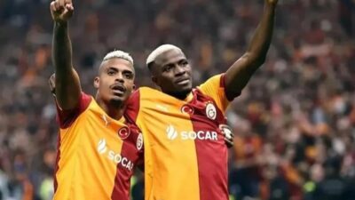 Galatasaray'ın yıldız golcüsü Victor Osimhen ve Wolverhampton forması giyen Mario