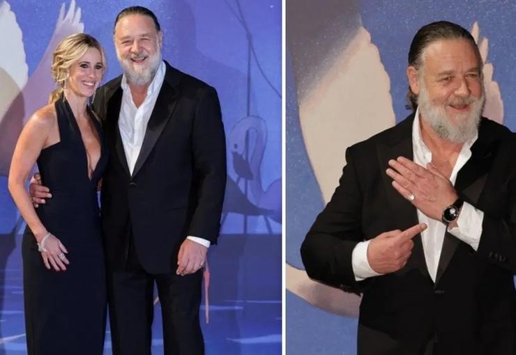 Oscar ödüllü ünlü aktör Russell Crowe, Venedik Film Festivali'nde kırmızı