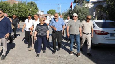 Menderes Belediye Başkan Vekili Asuman Şen, hafta sonu mesaisinde Çakaltepe