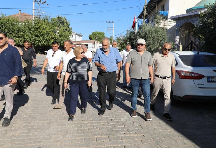 Menderes Belediye Başkan Vekili Asuman Şen, hafta sonu mesaisinde Çakaltepe