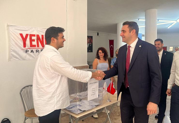 YENİ Parti İzmir Kurucu İl Başkanı Çağatay Güç, delege seçimlerinin