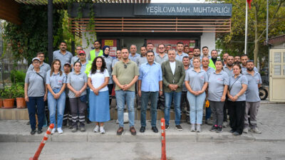 Bornova Belediye Başkanı Ömer Eşki, 20 Eylül Dünya Temizlik Günü’nde