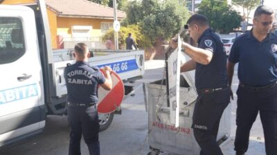 Torbalı Belediyesi Zabıta Müdürlüğü ekipleri, ilçe genelinde kaldırım işgallerine karşı