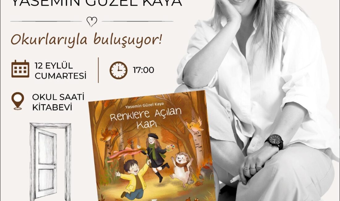 Çocuk kitapları yazarı, eğitmen Yasemin Güzel Kaya’nın kaleme aldığı “Renklere
